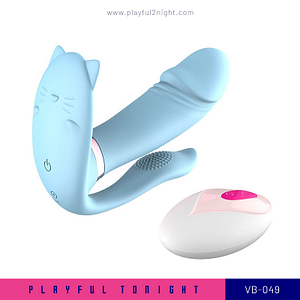 Playful Tonight_VB-049_Secwell-Naughty Kitty Wireless Remote Vibrator Panties