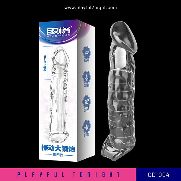 Playful Tonight_CD-004_Quyue-Vibrate Penis Extension Sleeve